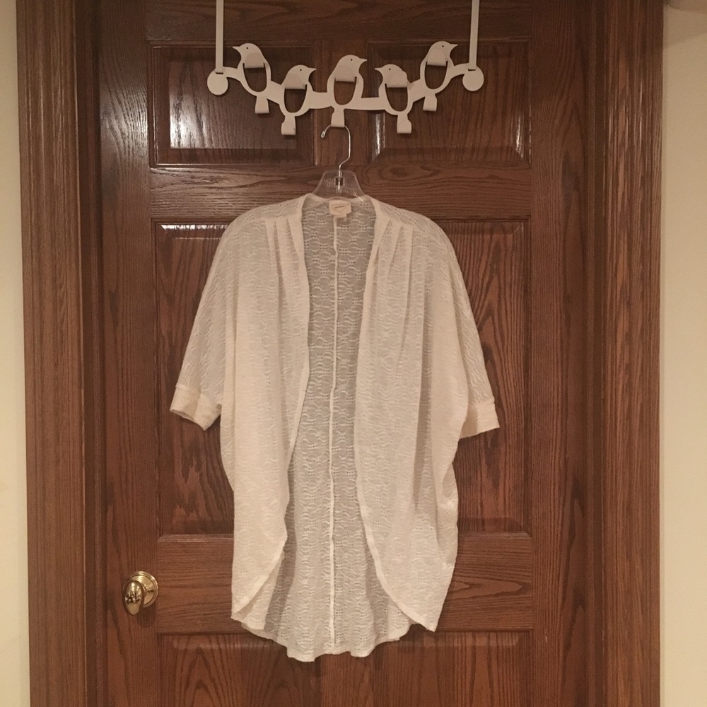 Self Esteem White Cardigan